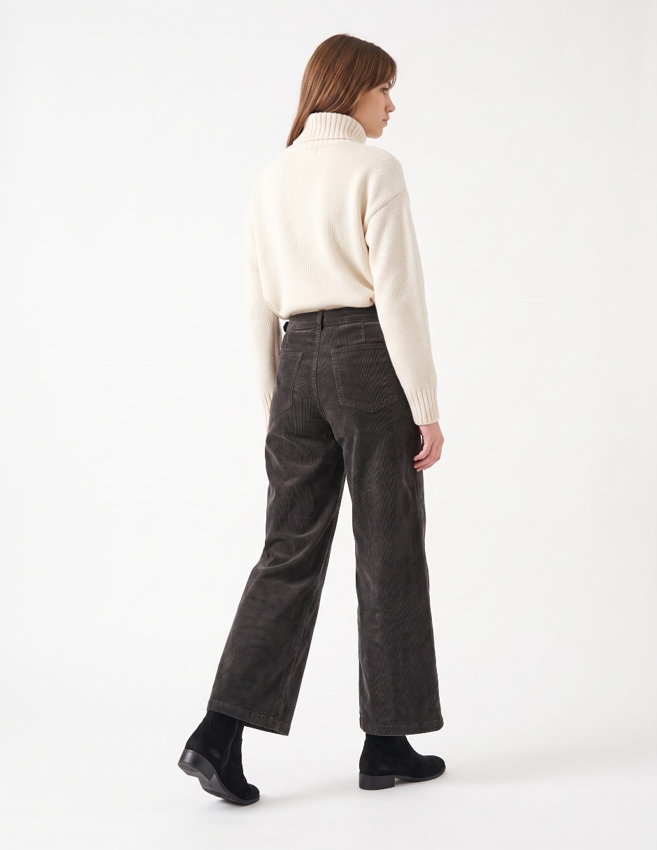 Pantalón casual straight para mujer 2