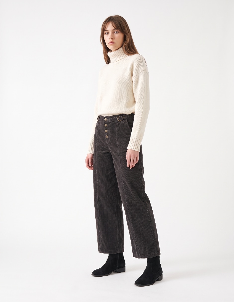 Pantalón casual straight para mujer 3