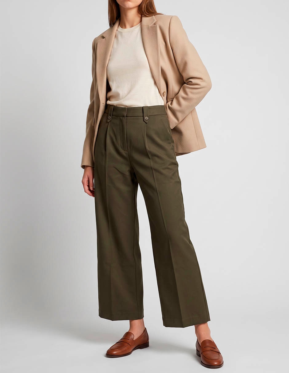 Pantalón de vestir straight para mujer