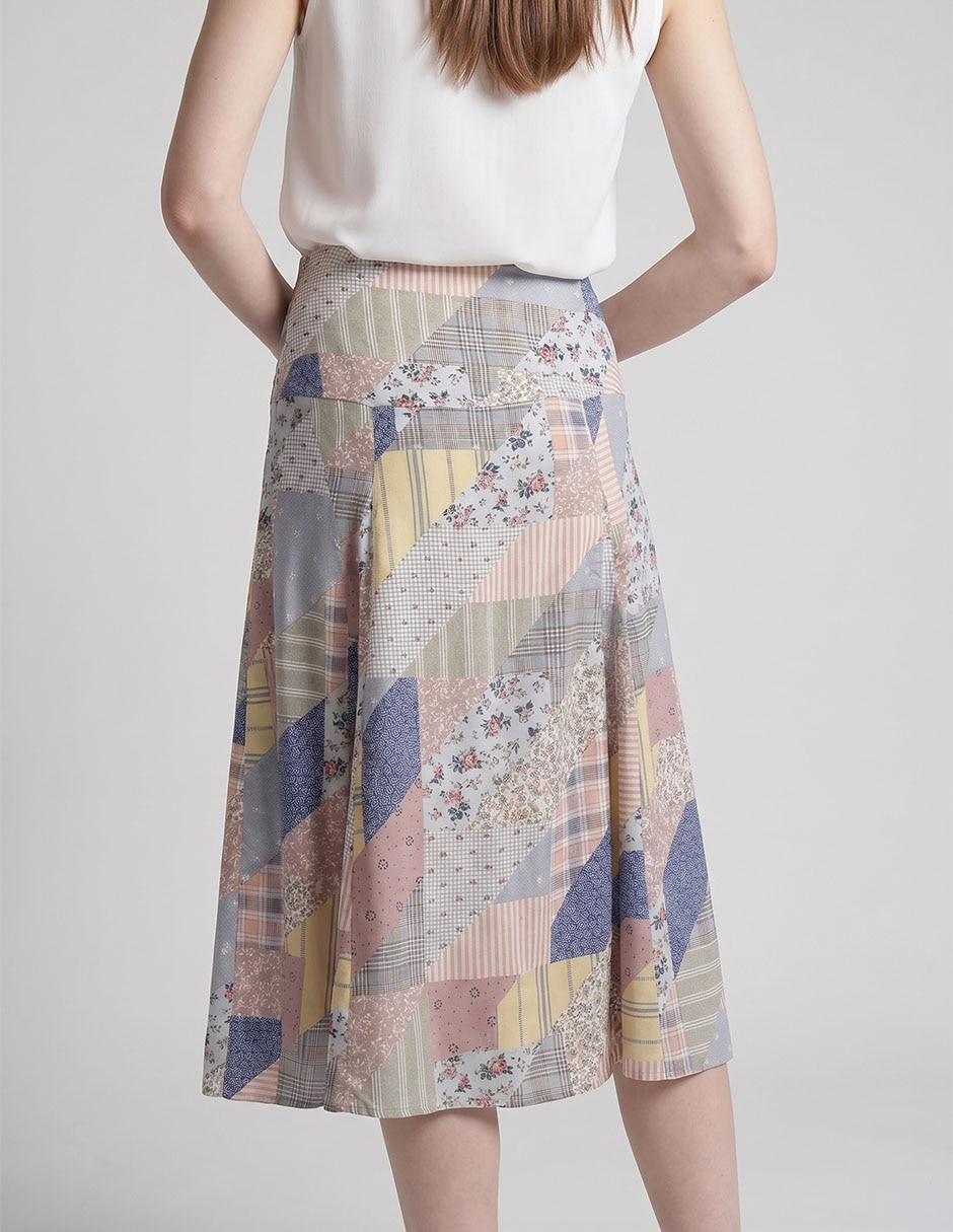 Falda crop a la cintura 2