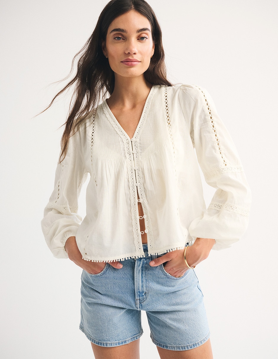 BLUSA SP26 manga Larga para mujer 3