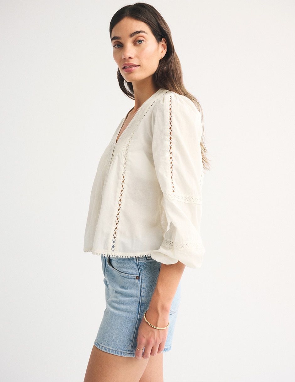 BLUSA SP26 manga Larga para mujer 4