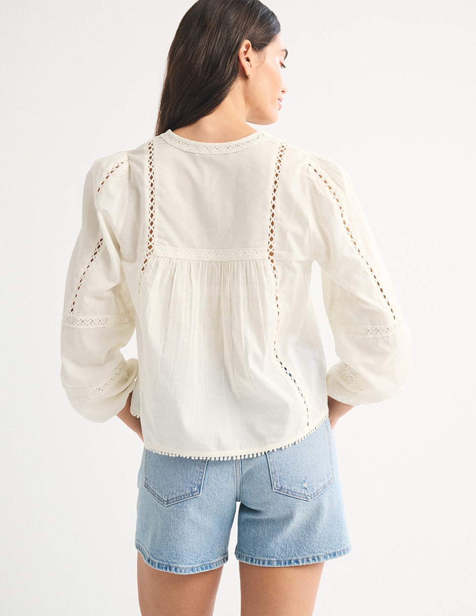 BLUSA SP26 manga Larga para mujer 5