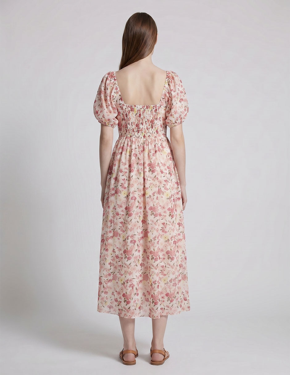 Vestido midi casual para mujer 4