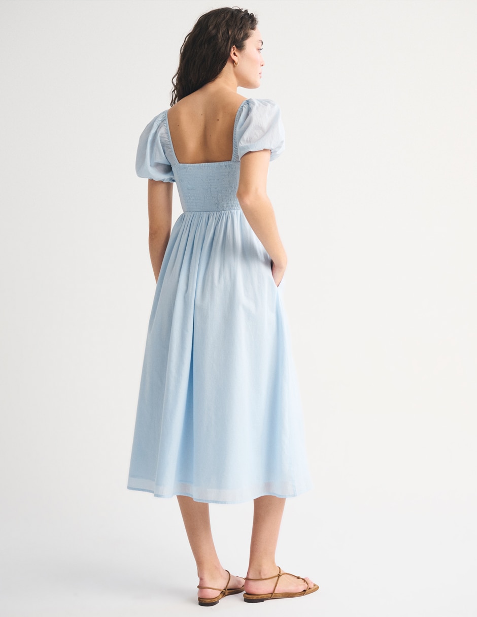 Vestido midi casual para mujer