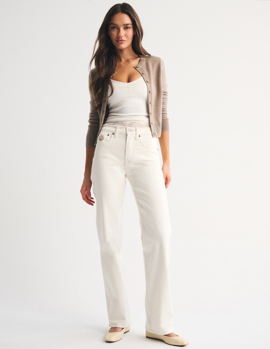 Jeans regular relajado ki155-6582-178 corte cintura alta para mujer 6