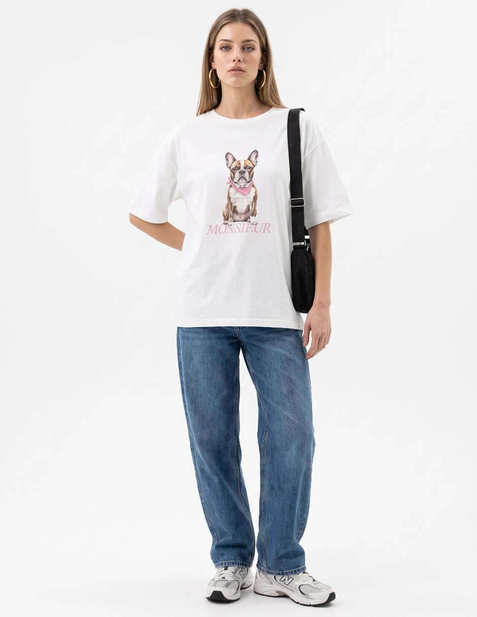 PLAYERA PNPE00141/WHITE M/C