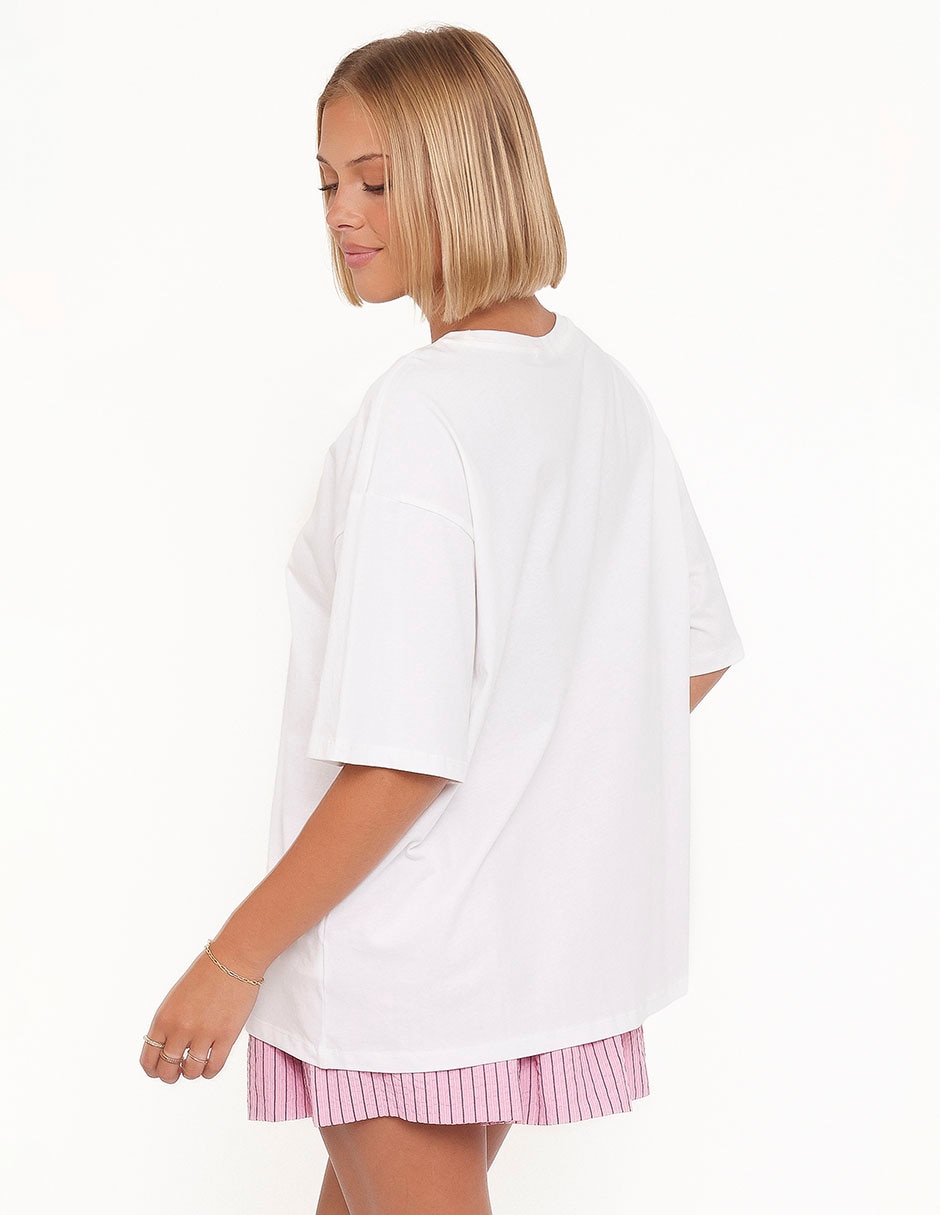 Playera manga corta cuello redondo para mujer 4