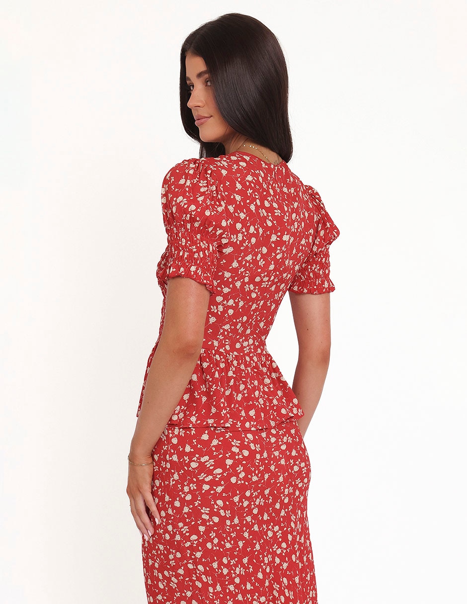 Blusa manga corta para mujer 4