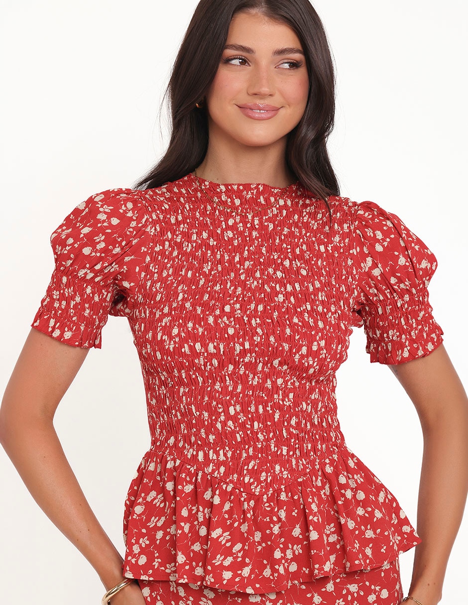 Blusa manga corta para mujer 5