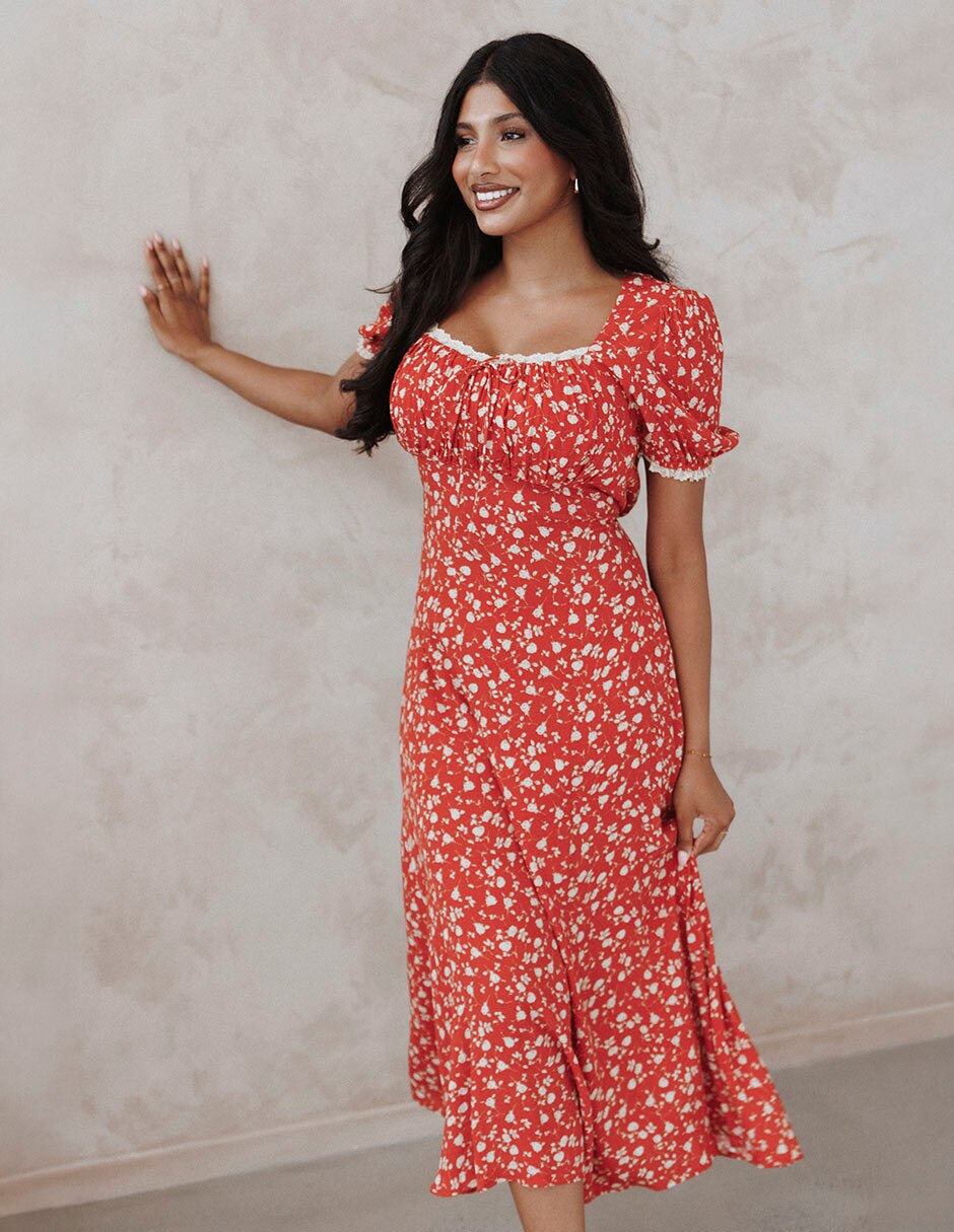VESTIDO SL928735-1PTX/REDFL 6