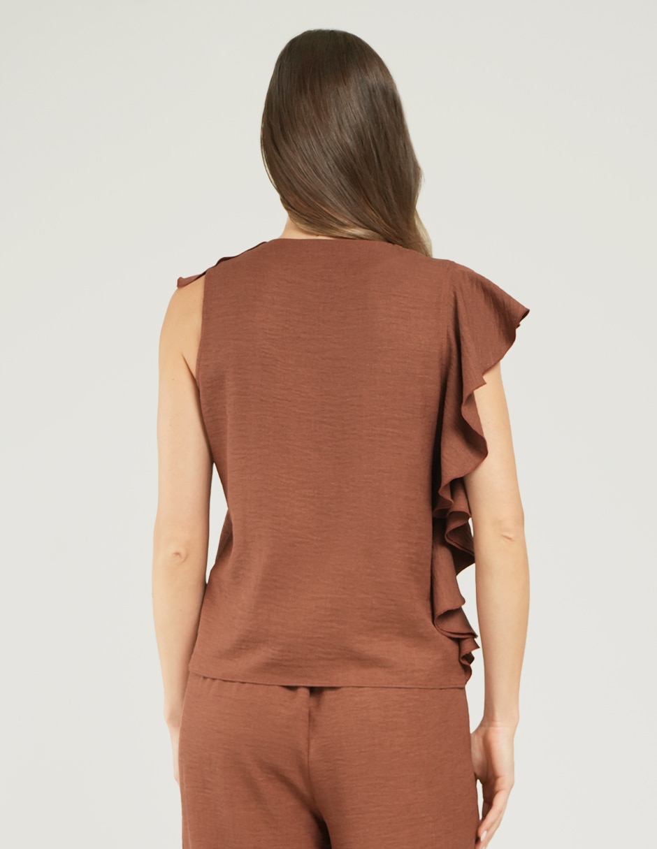 Blusa manga corta para mujer 4