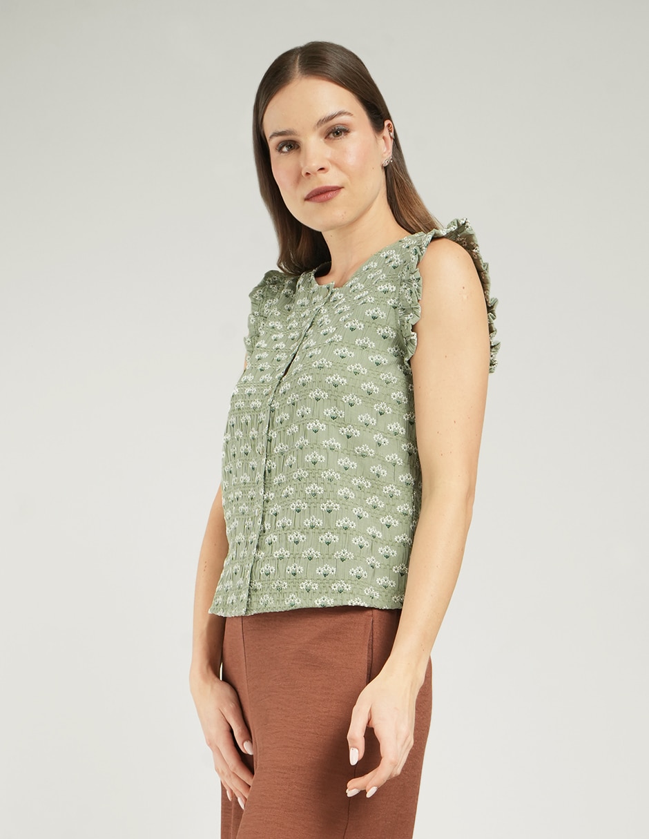 BLUSA JUNIO manga Sin Manga para mujer 2