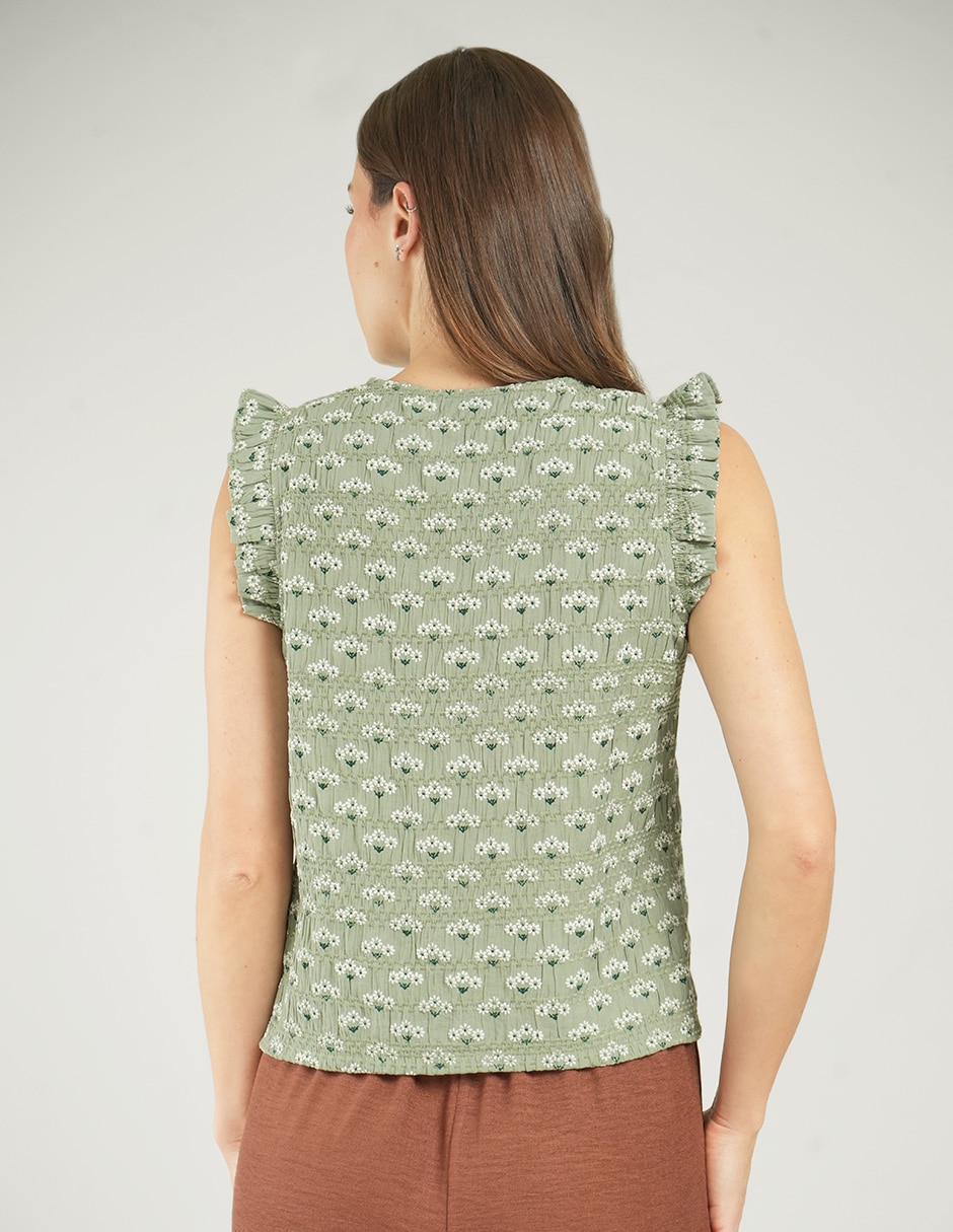BLUSA JUNIO manga Sin Manga para mujer 3