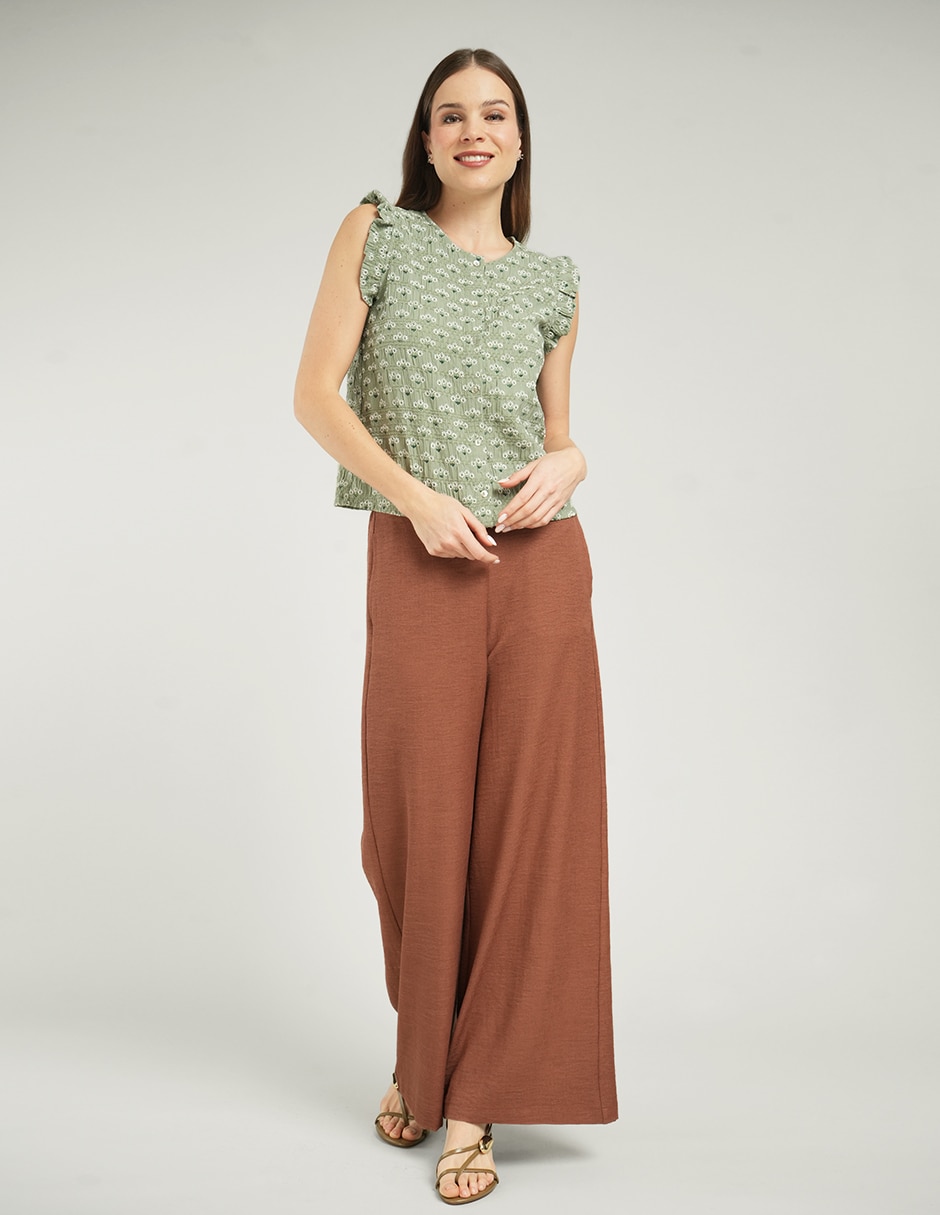 BLUSA JUNIO manga Sin Manga para mujer 4