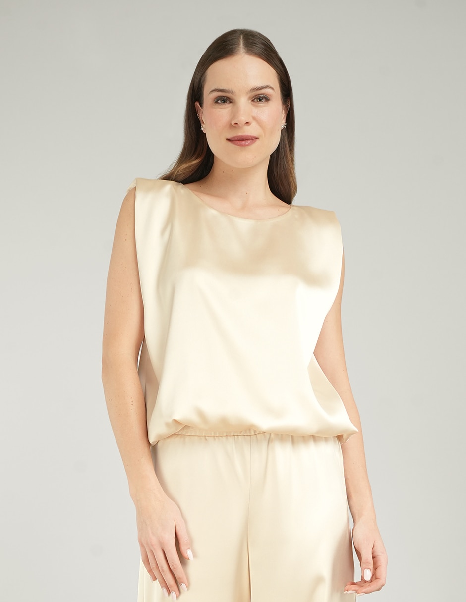 Blusa sin Manga para mujer