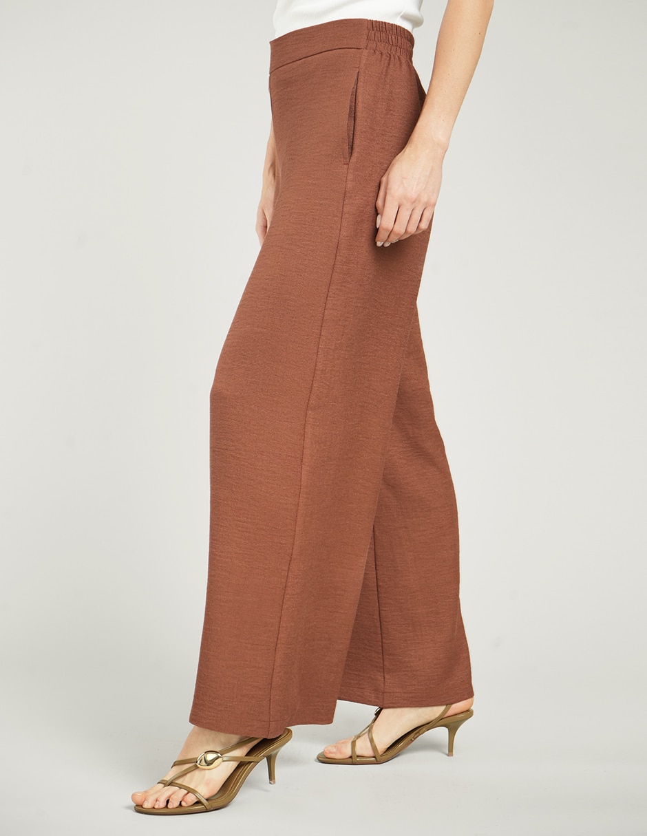 Pantalón Regular Wide leg para mujer 4
