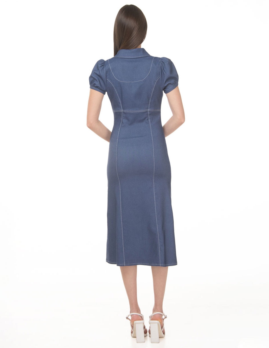 Midi casual lvyou coleccion junio para mujer