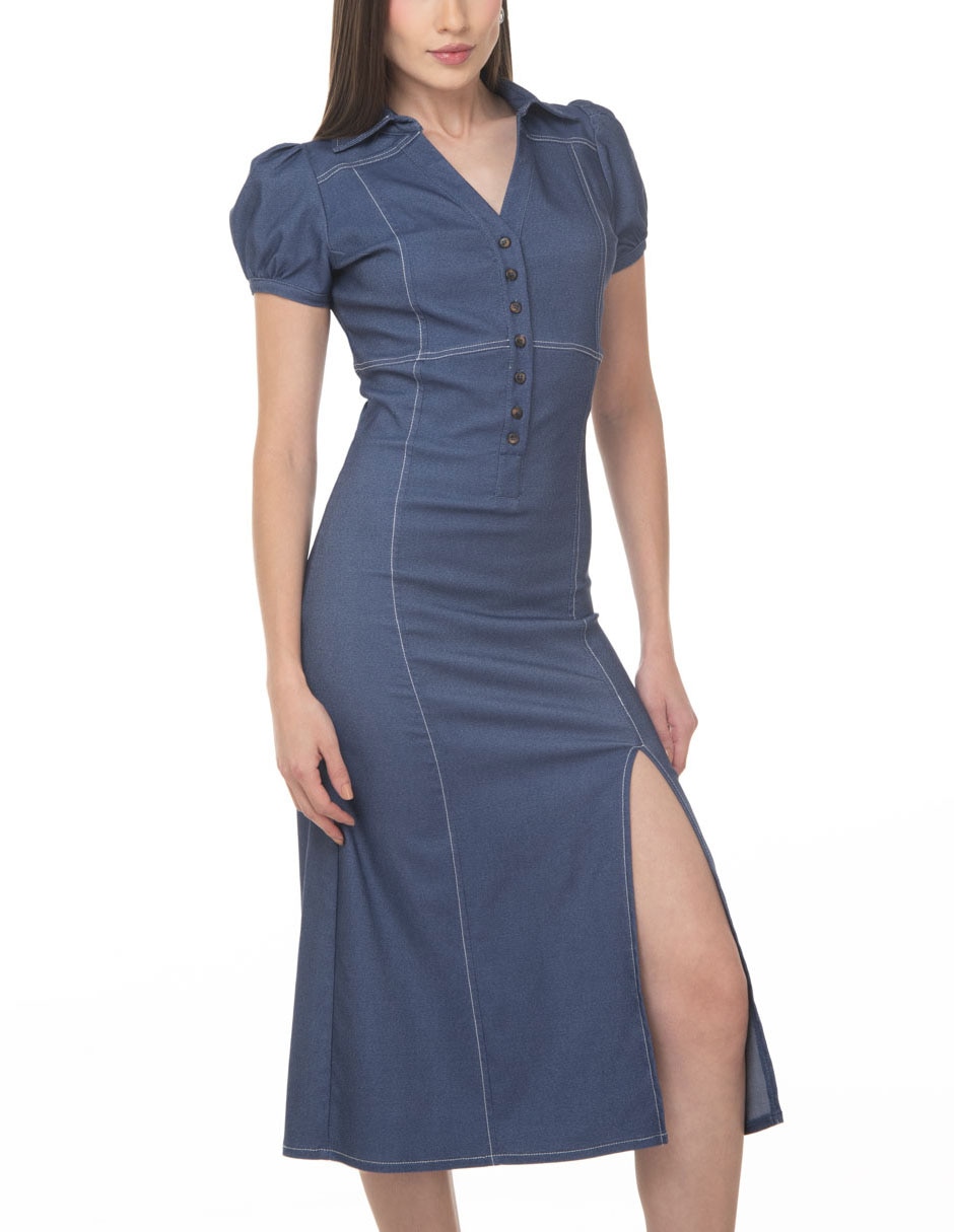 Midi casual lvyou coleccion junio para mujer