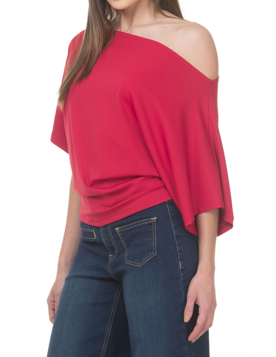Blusa manga corta para mujer 4
