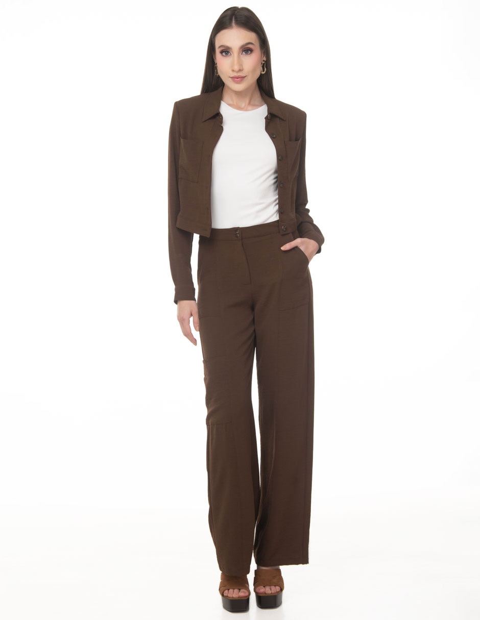 Pantalón cargo regular para mujer 3