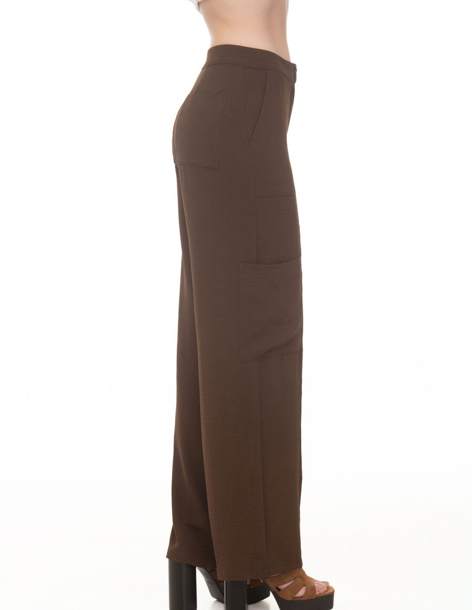 Pantalón cargo regular para mujer 4