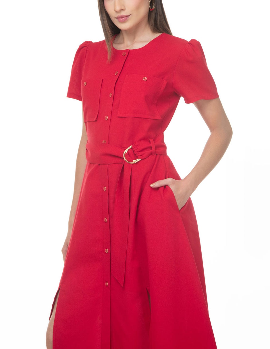 Midi casual lvyou coleccion junio para mujer