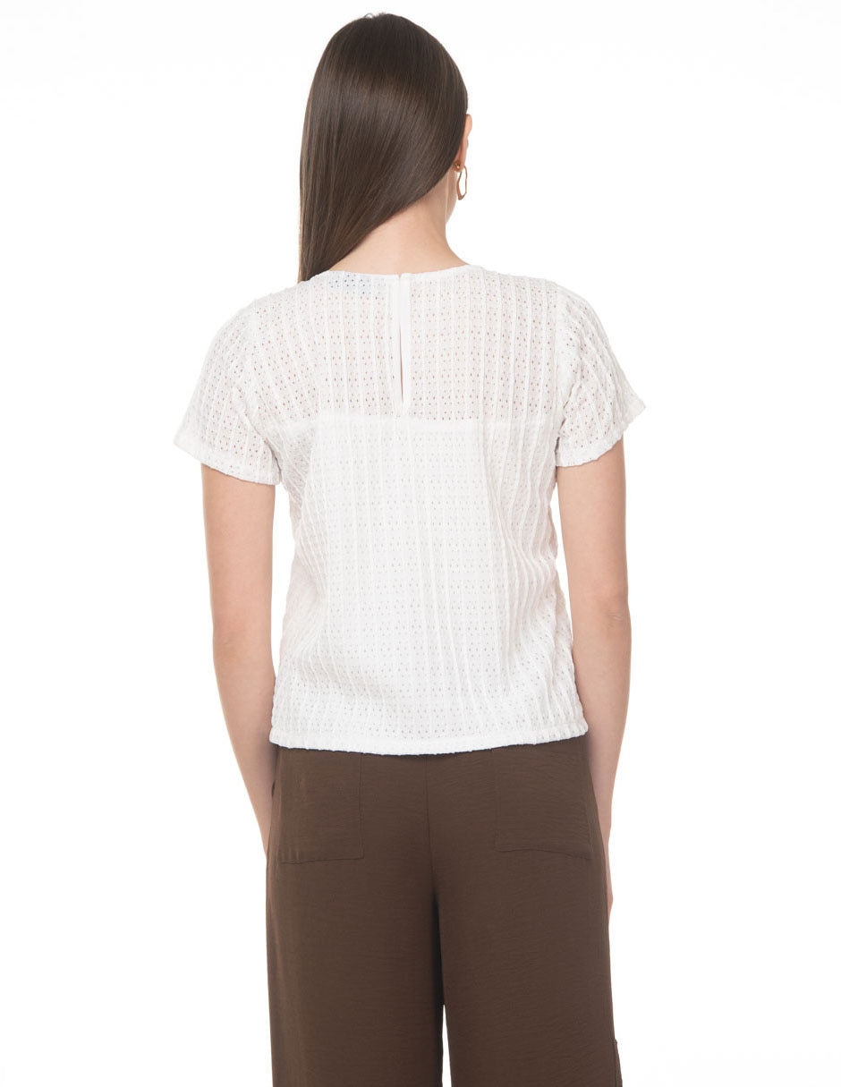 Blusa manga corta para mujer 2