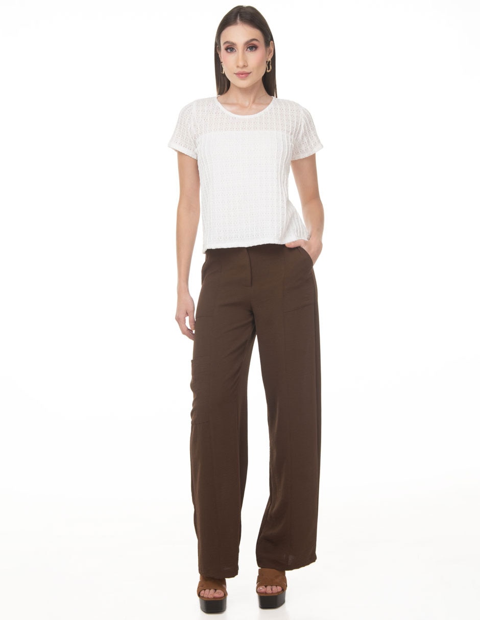 Blusa manga corta para mujer 3