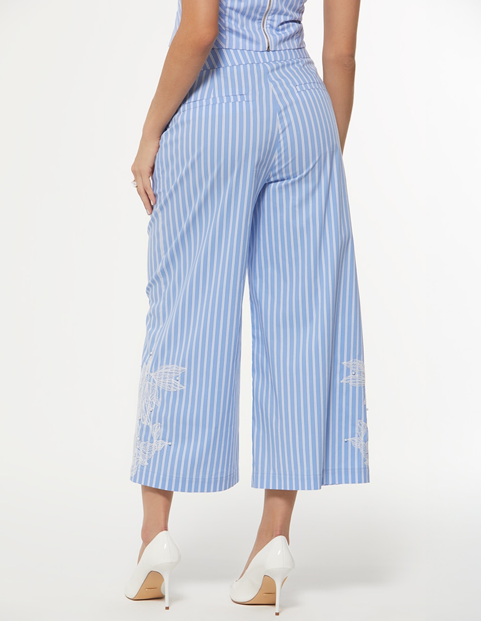 Pantalón coulotte palazzo para mujer 3