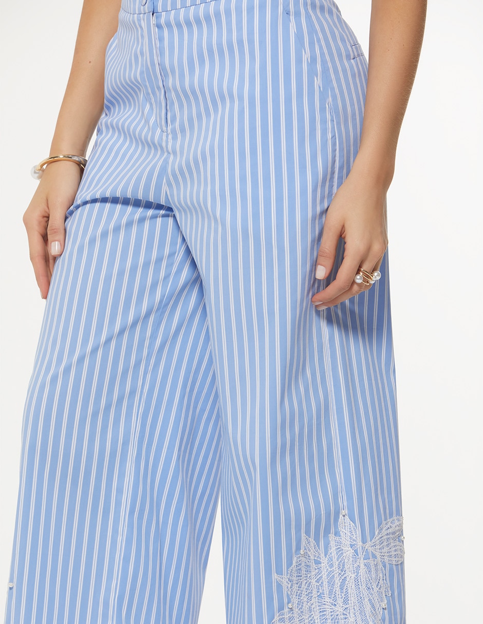Pantalón coulotte palazzo para mujer 4