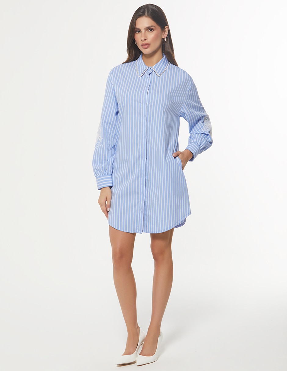 Corto Casual Raya Perla para mujer