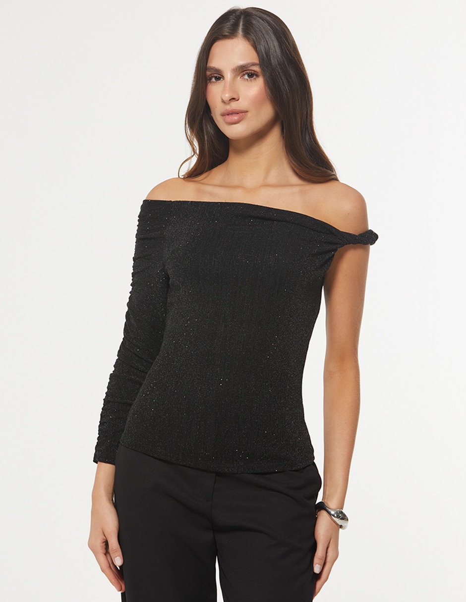Blusa manga larga para mujer