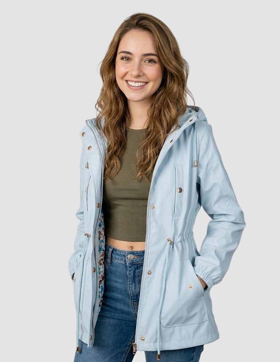 Chamarra cazadora impermeable para mujer 2