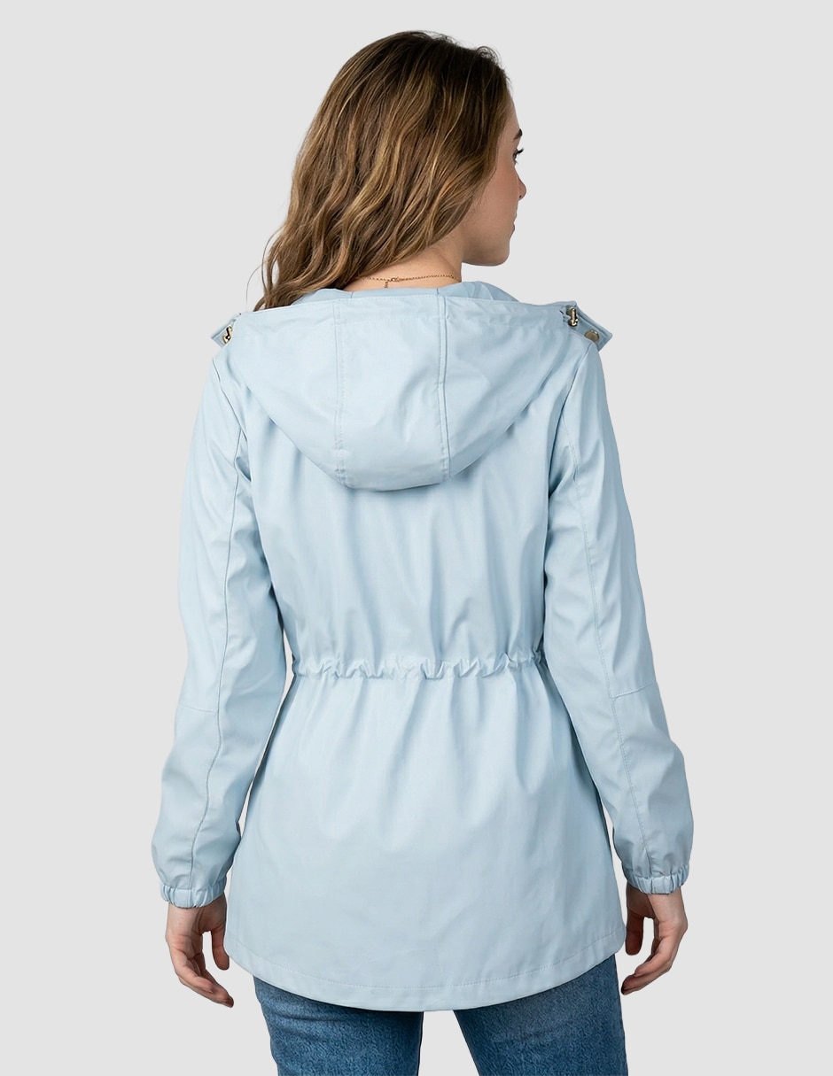 Chamarra cazadora impermeable para mujer 3