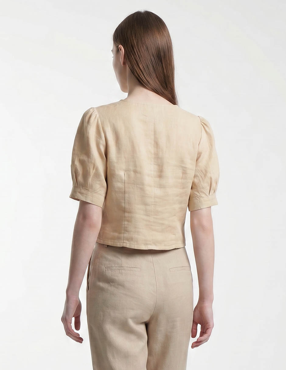 Blusa manga al codo para mujer 2