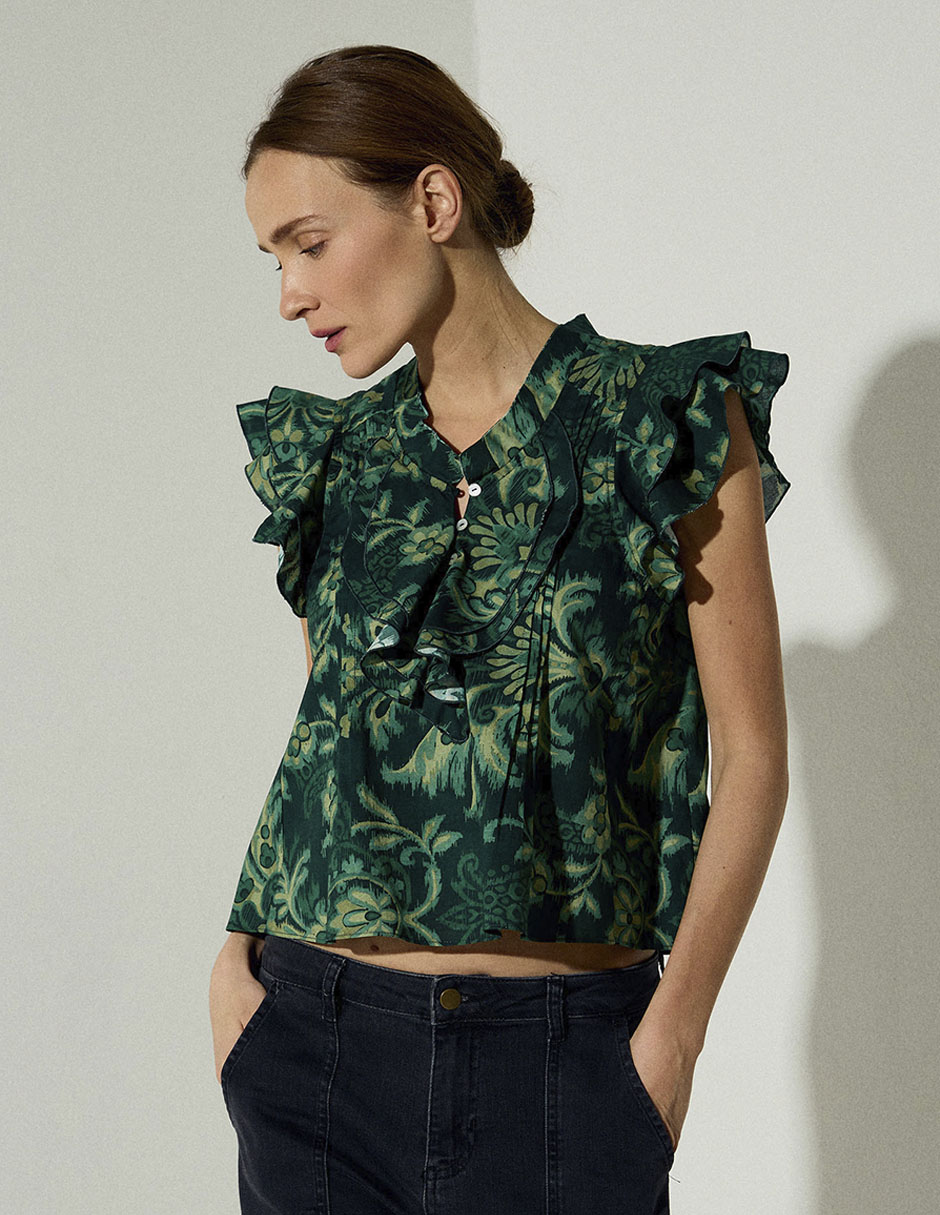 BLUSA SPRING 26 manga Corta para mujer 4
