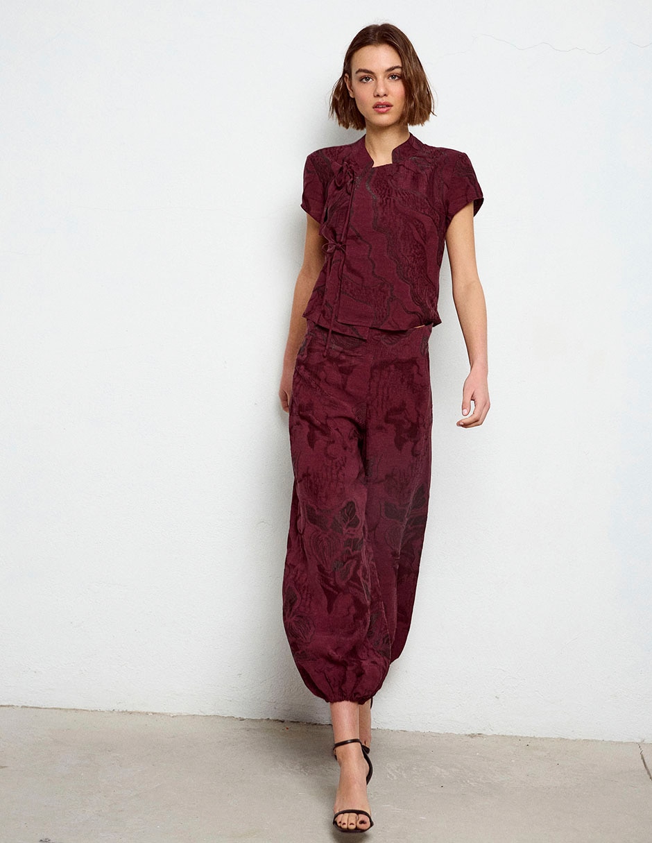 Pantalón jogger renatta&go amplio para mujer