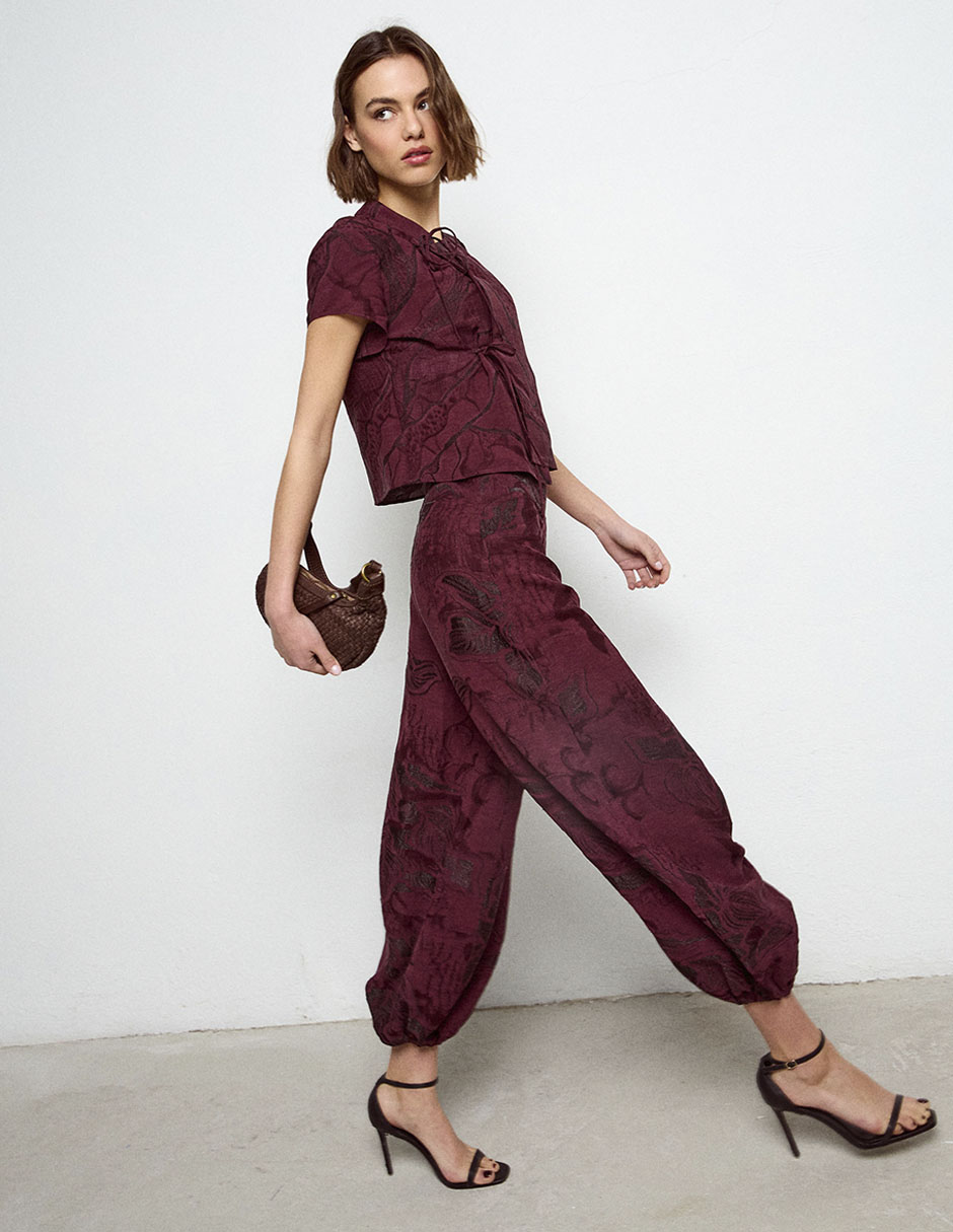 Pantalón jogger renatta&go amplio para mujer