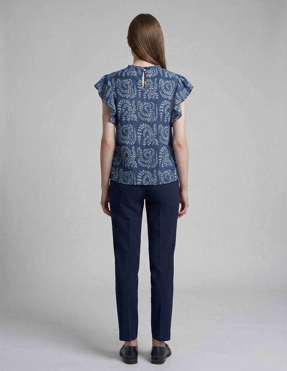 Blusa manga corta para mujer 6