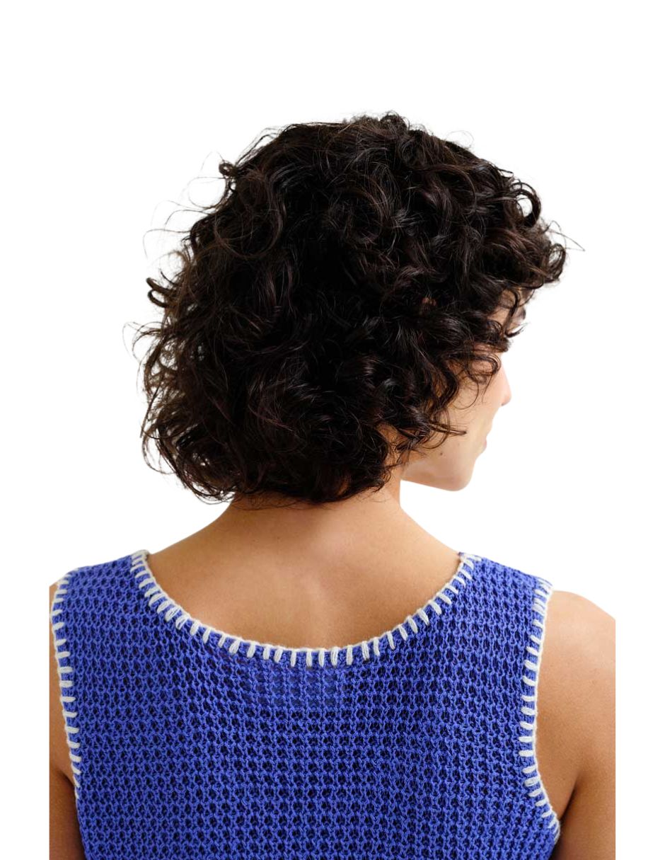 Blusa compañía fantastica sin manga para mujer