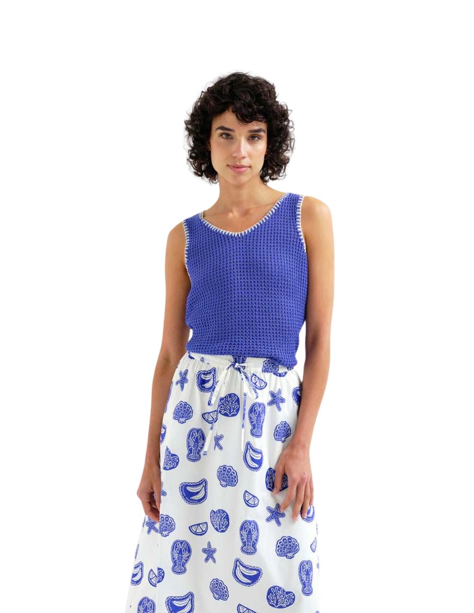 Blusa sin manga para mujer 1