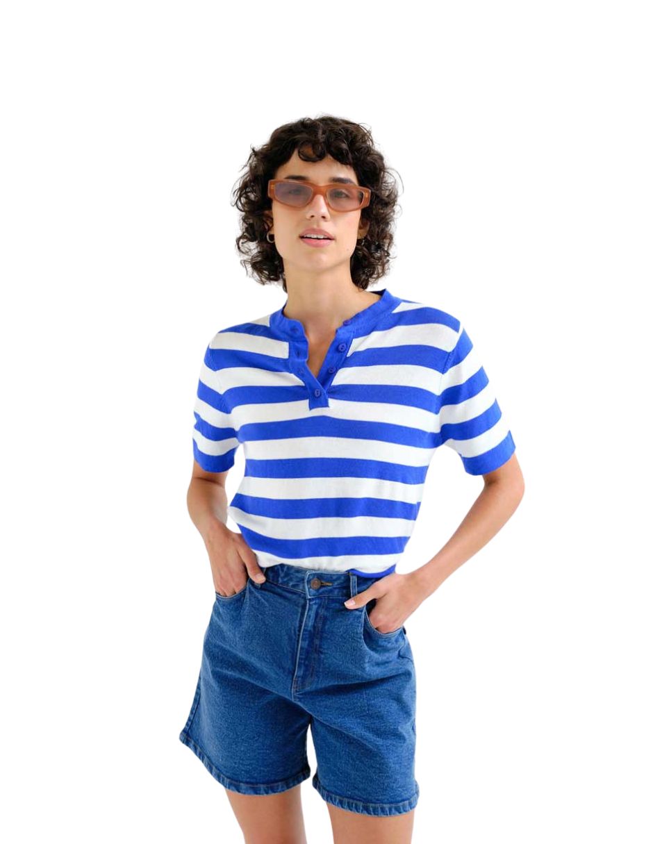 Blusa compañía fantastica manga corta para mujer