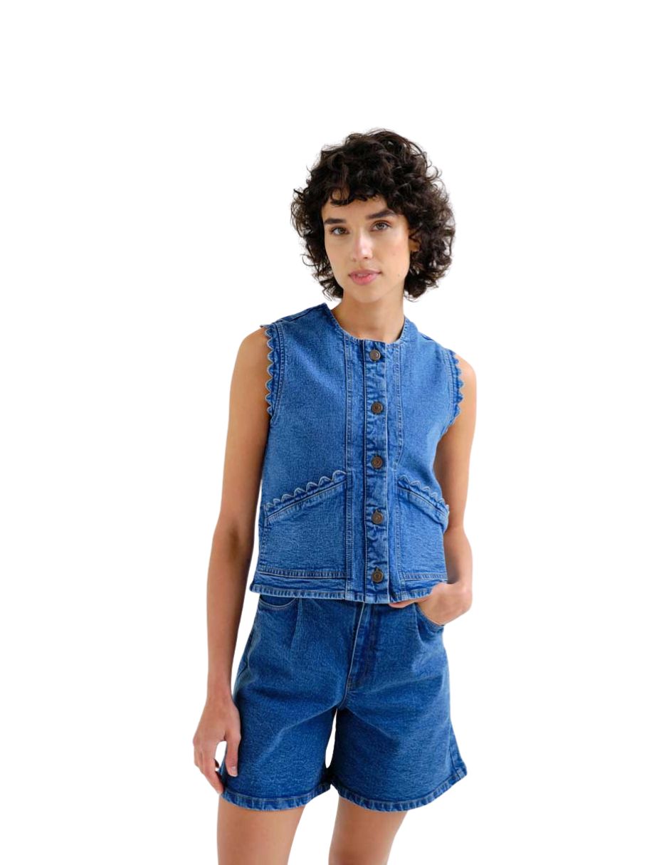 Chaleco No de Mezclilla para mujer Chaleco No de Mezclilla para mujer