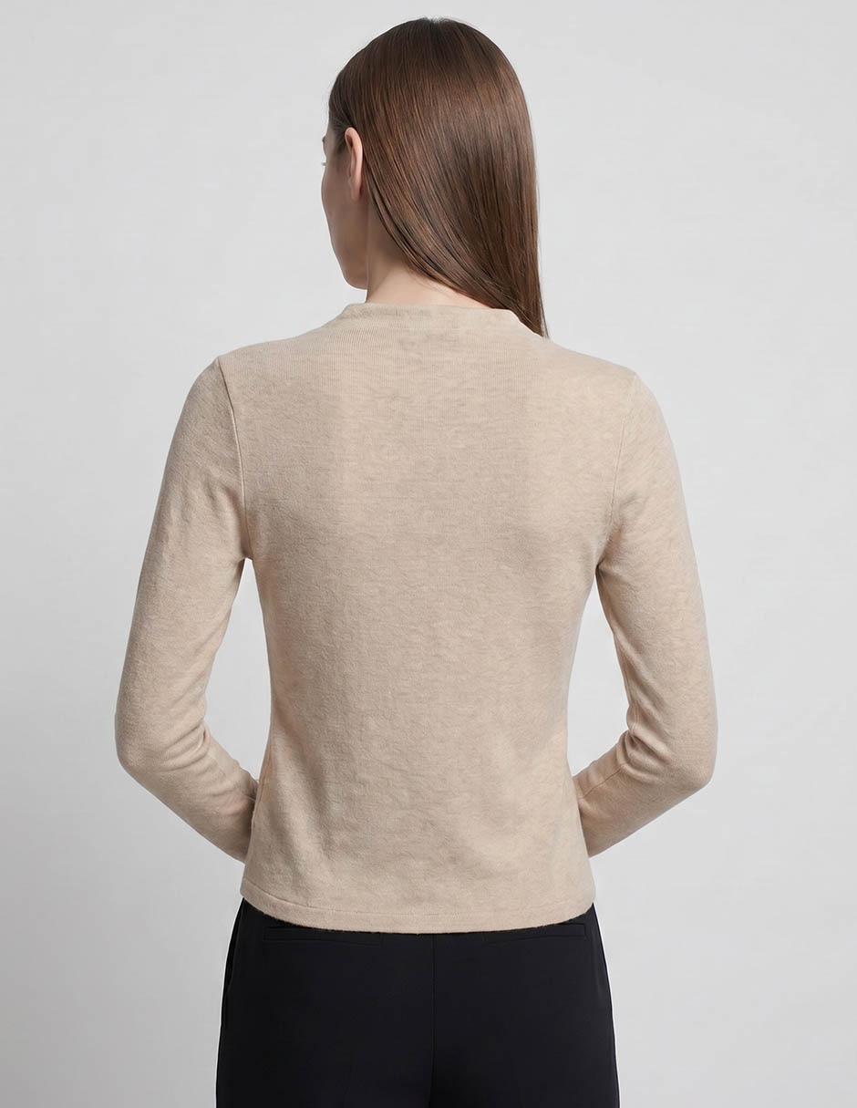 Suéter cuello redondo para mujer 3