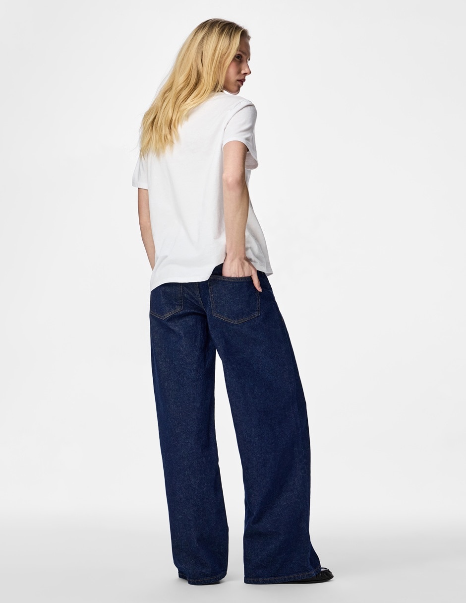 Jeans wide leg para mujer 4
