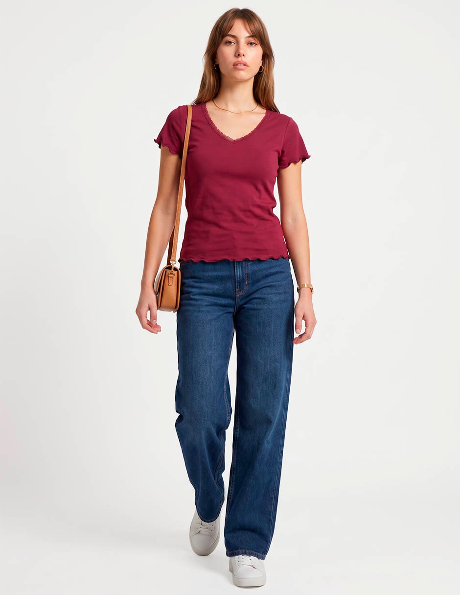 Blusa manga corta para mujer 3