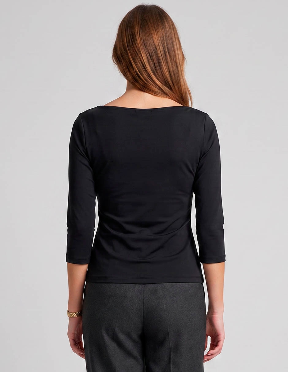 Blusa petite studio manga 3/4 para mujer