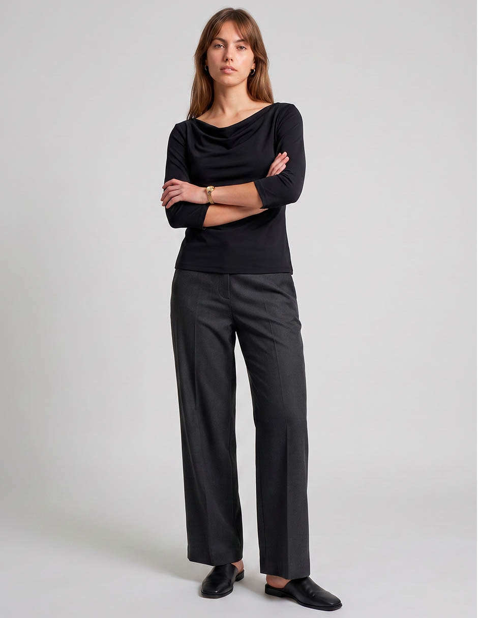 Blusa petite studio manga 3/4 para mujer