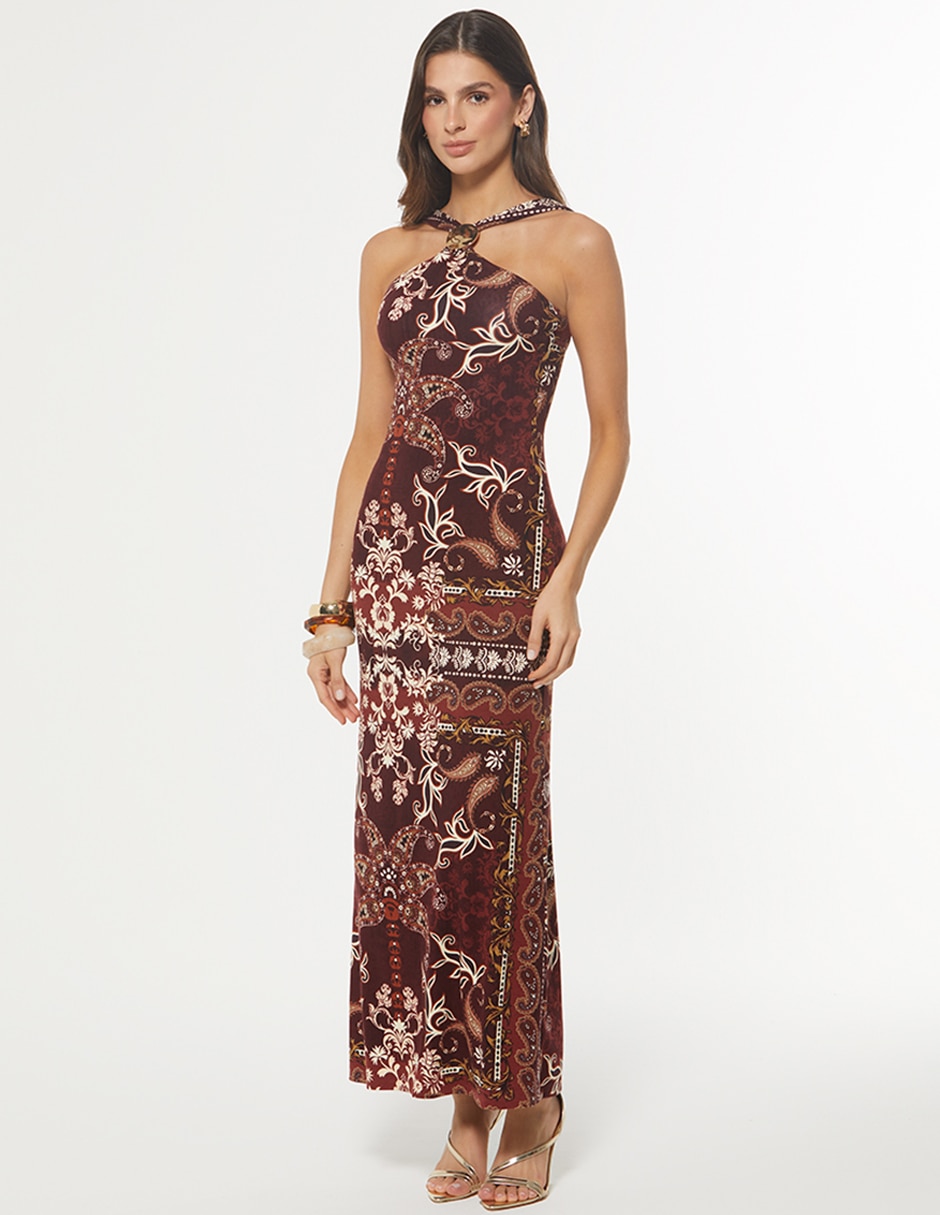 Vestido largo casual verano boho para mujer 3